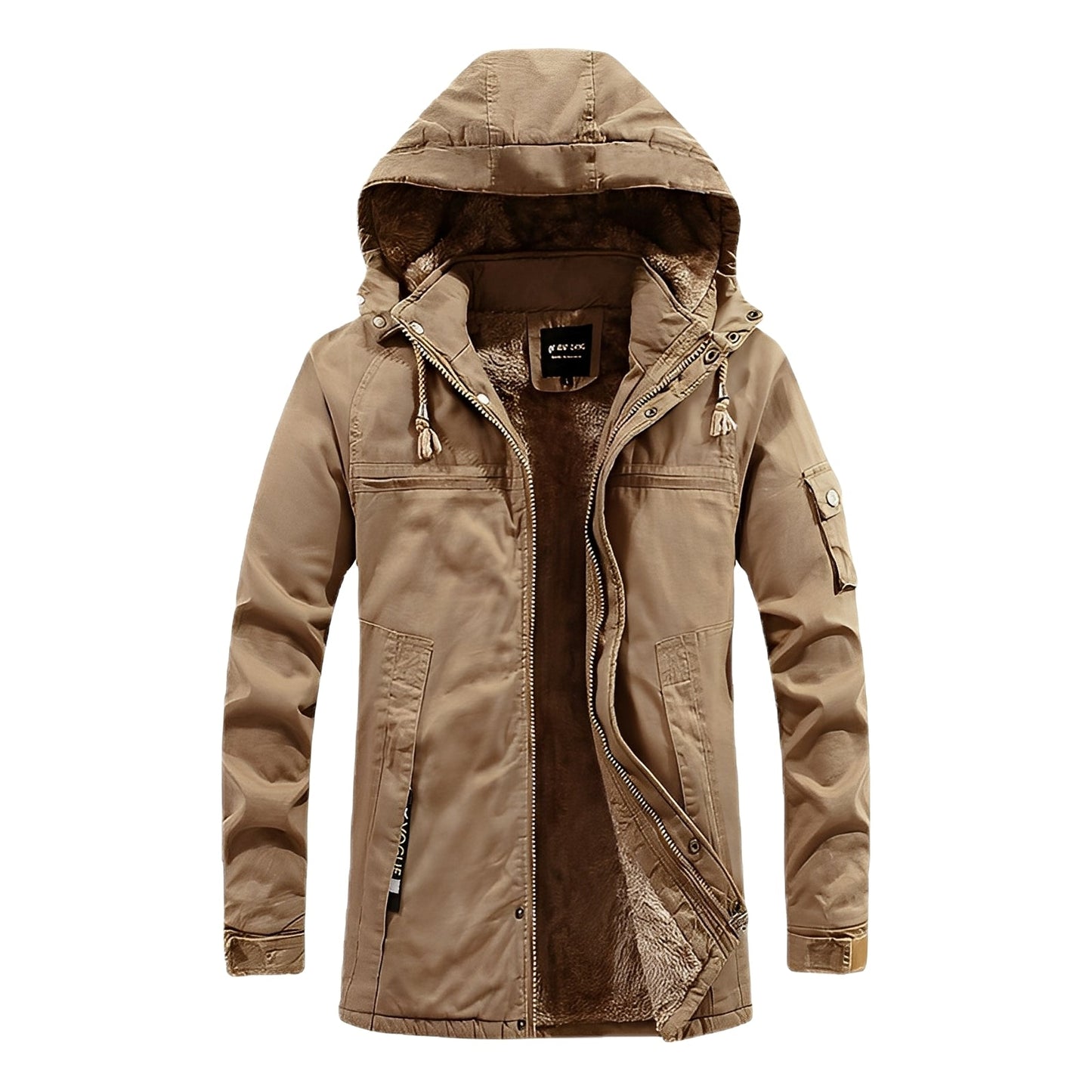 Bryan - Vielseitige Herrenjacke mit Fleecefutter und Kapuze