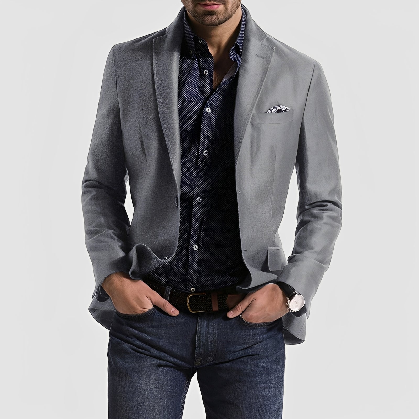 George - Stilvoller Herrenblazer mit Zweiknopfverschluss