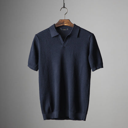Charlie - Lässiges Polo mit V-Ausschnitt für Herren