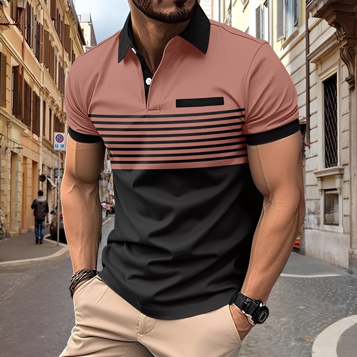 Thomas - Schickes Polo mit schmalem Schnitt für Herren
