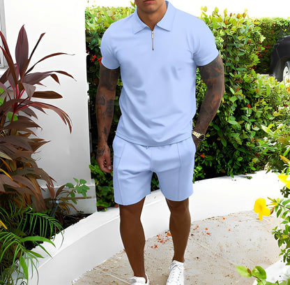 Richard - Lässiges Polo- und Shorts-Set für Herren