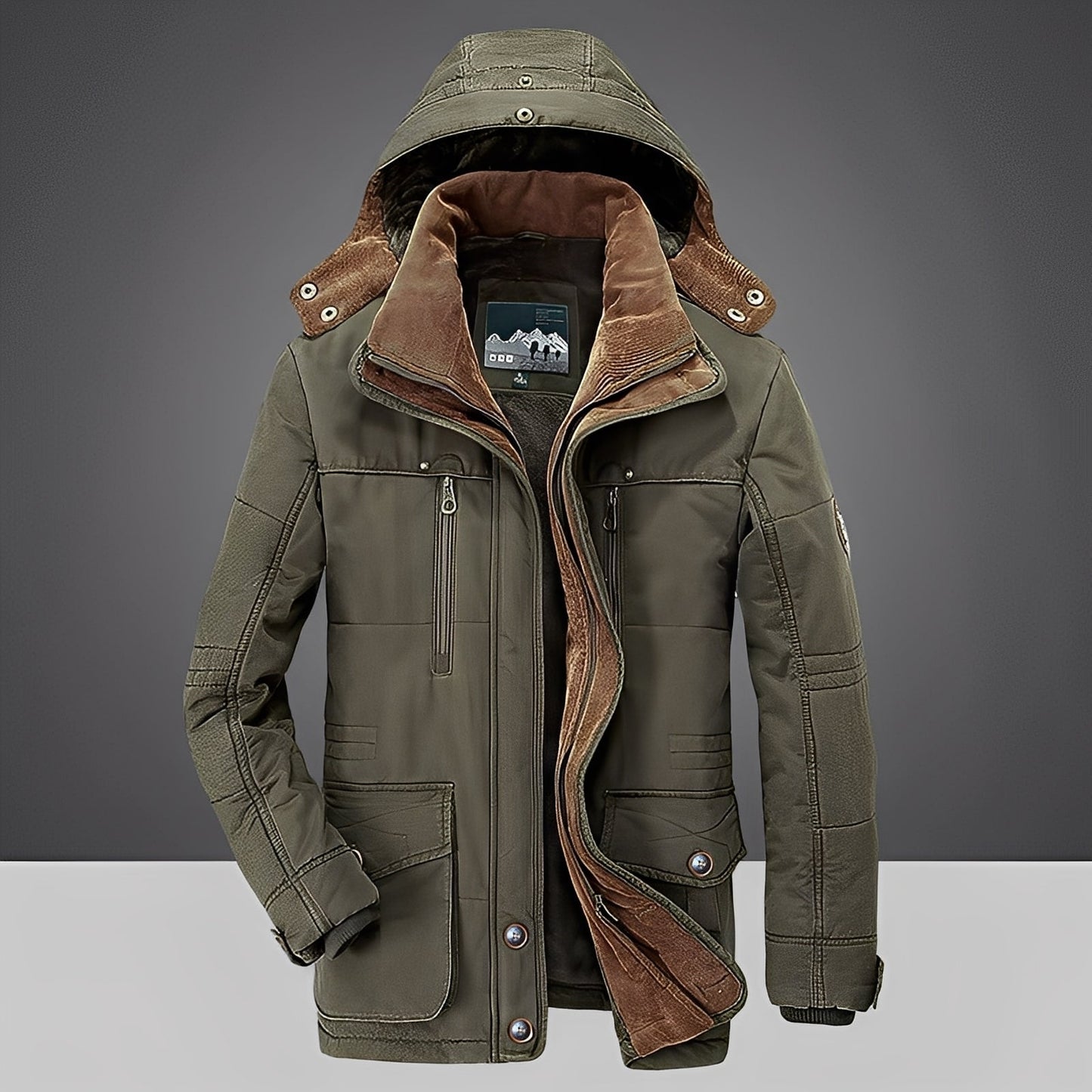 Nicholas - Herrenjacke mit warmem Fleece-Futter