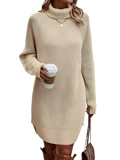Melanie - Trendiges und bequemes Damenstrickkleid