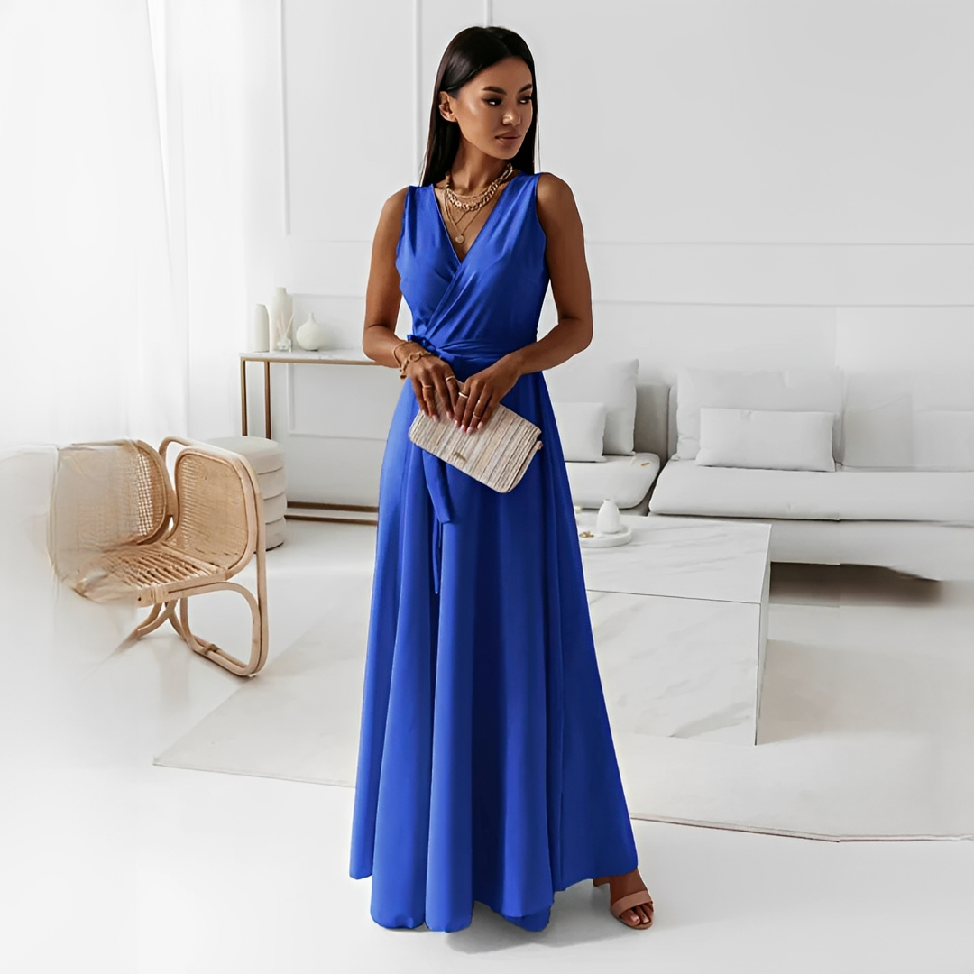 Quiana - Elegantes Kleid mit V-Ausschnitt für Damen