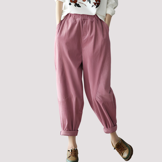 Stella - Weite, lässige Hose mit elastischem Bund für Damen