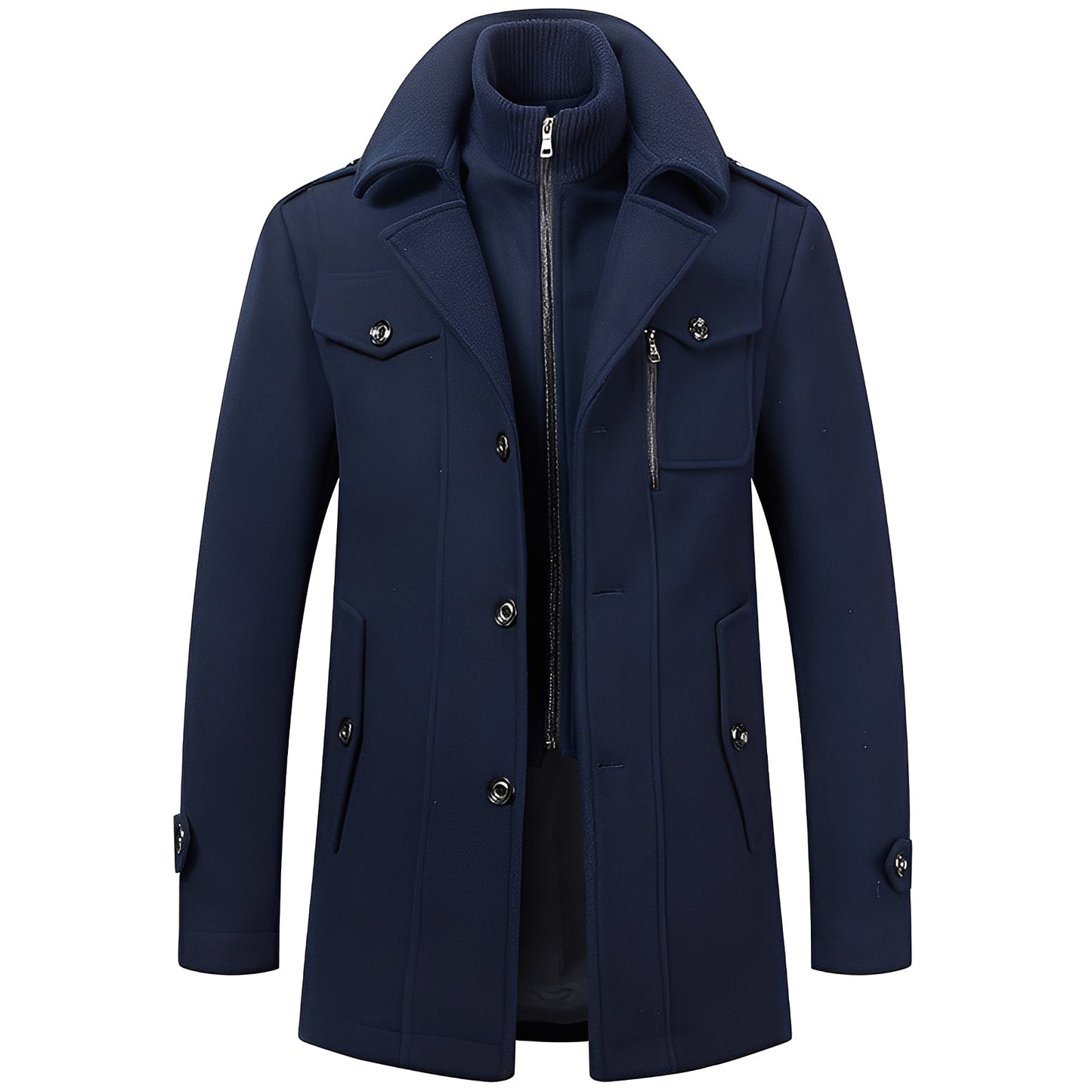 Merrill - Stilvoller, warmer Herren-Wollmantel