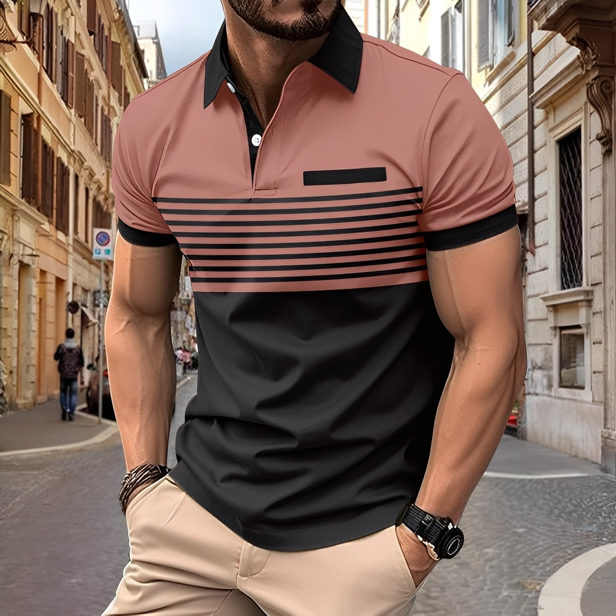 Derryl - Stylisches Männerhemd mit Streifen