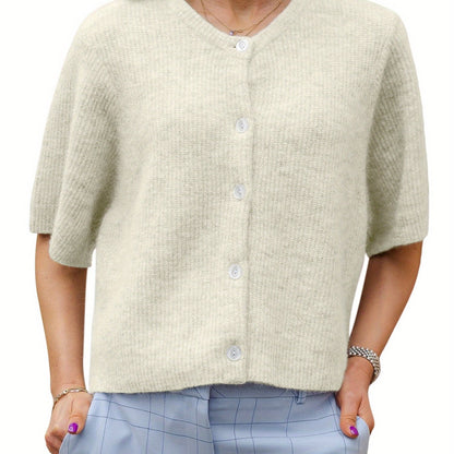 Margie - Weite Kurzarm-Cardigan für Damen
