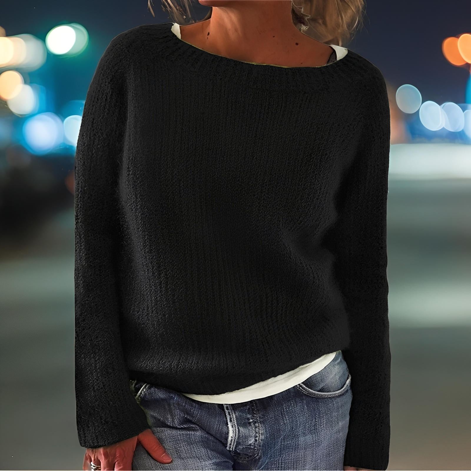 Abeeha - Damenpullover mit komfortablem Schnitt