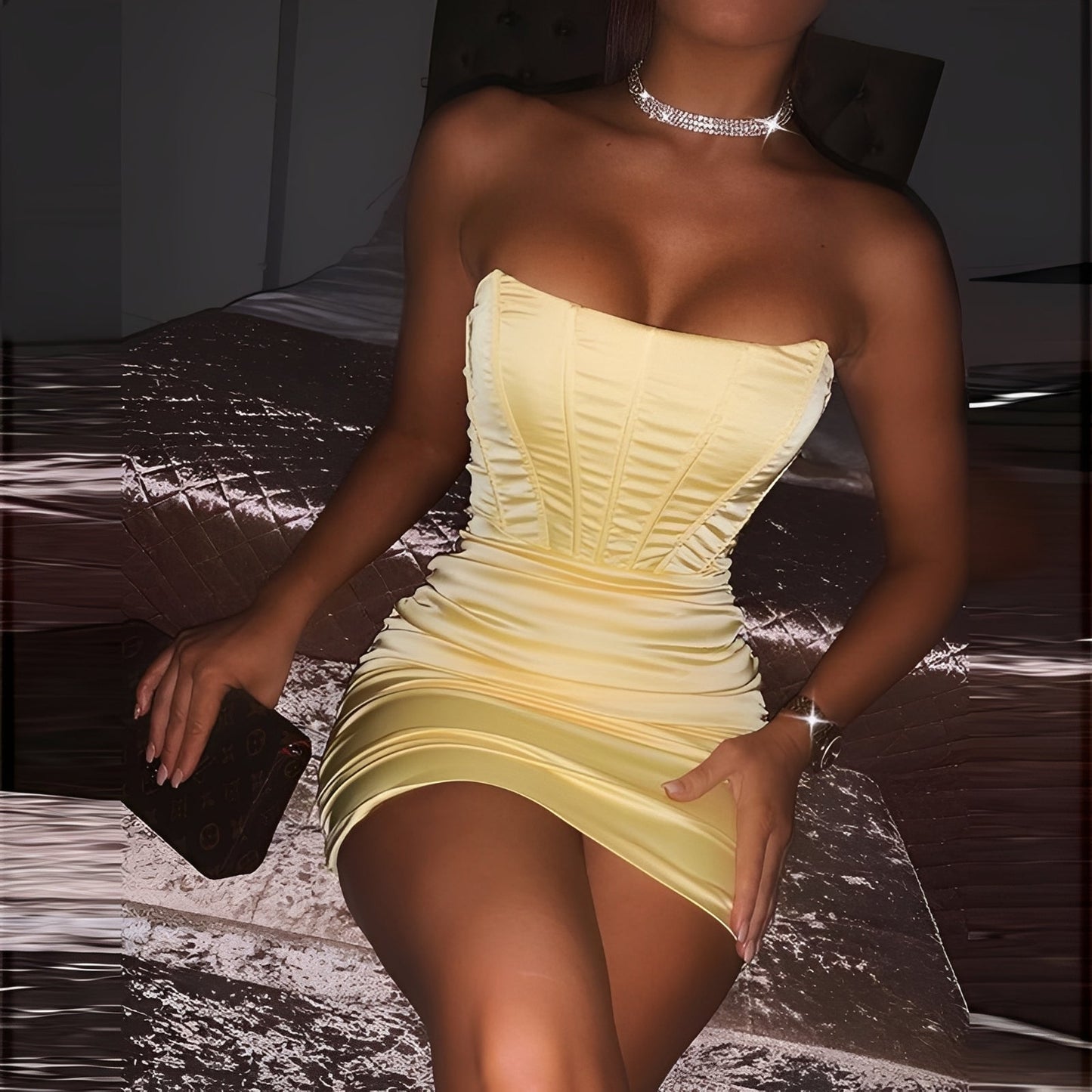 Isobelle - Elegantes Minikleid mit Korsett für Damen