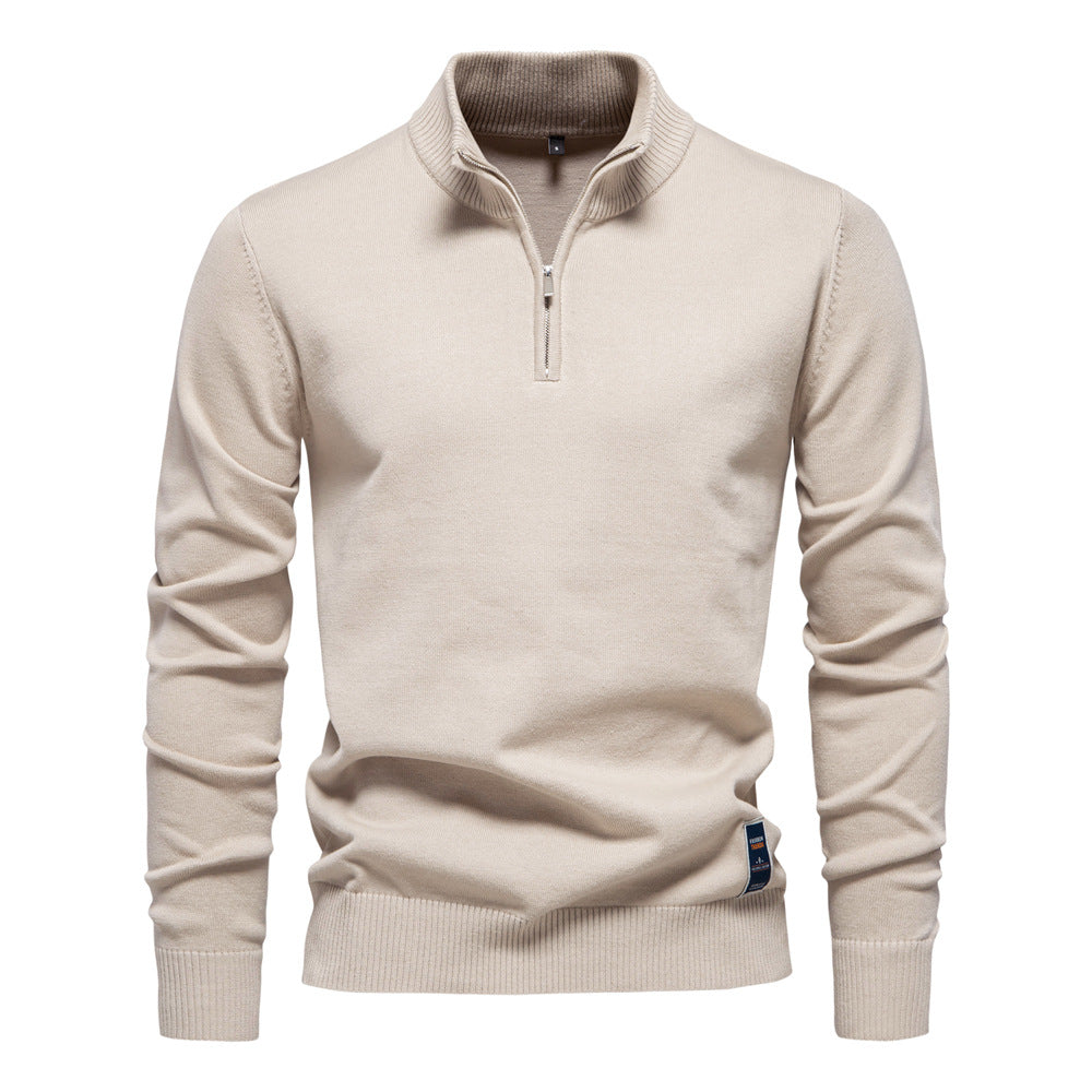 Caelum - Komfortabler Slim-Fit-Strickpullover für Herren