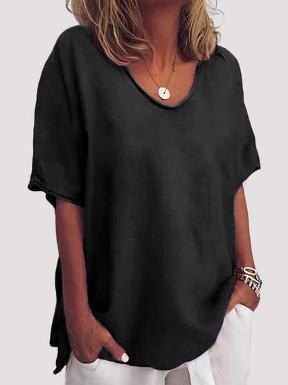 Joanne - Lässige und weite Bluse für Damen