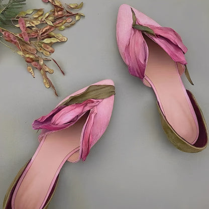 Jennifer - Stilvolle Ballerinas mit Blumenmuster für Damen