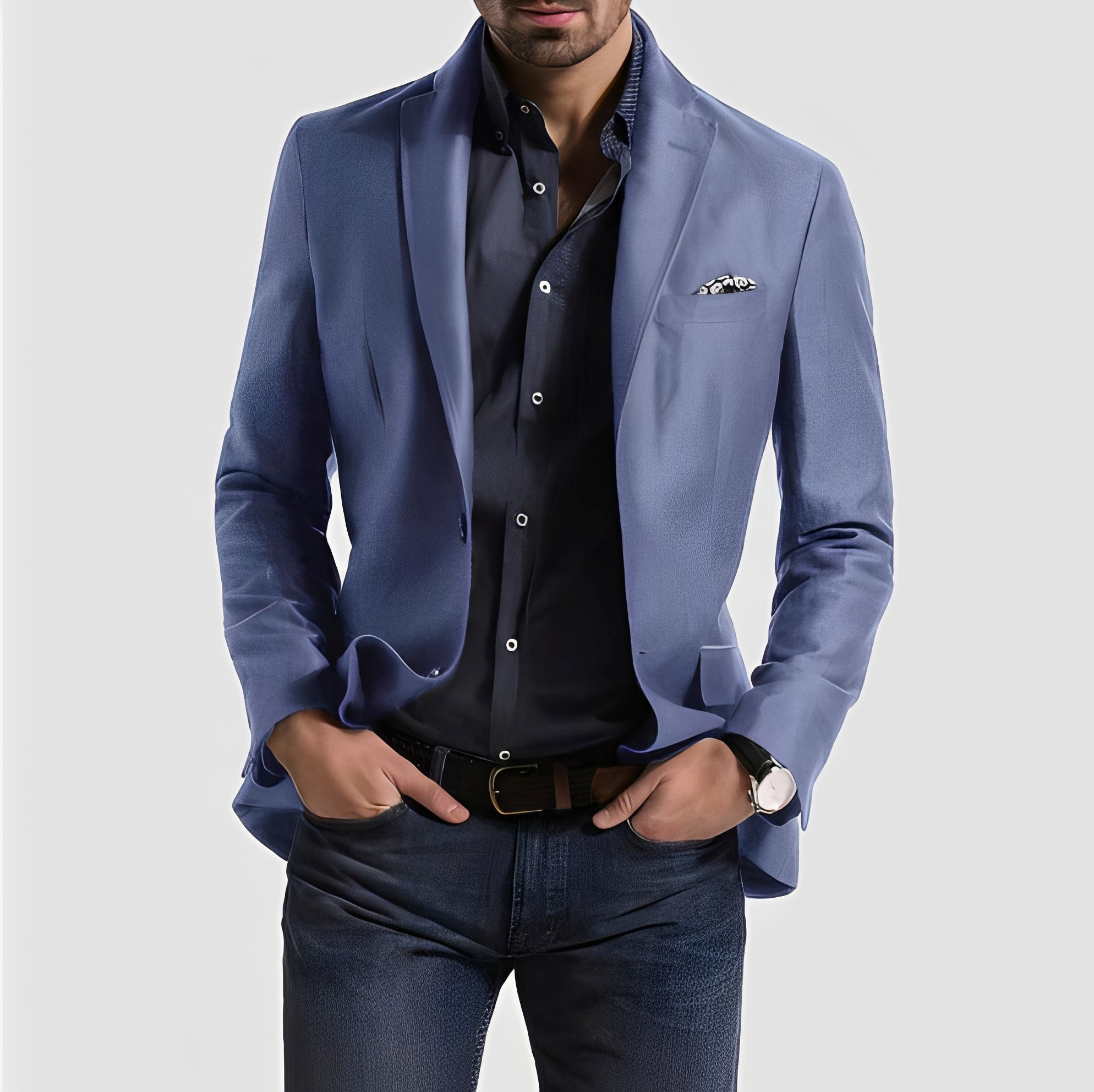 George - Stilvoller Herrenblazer mit Zweiknopfverschluss