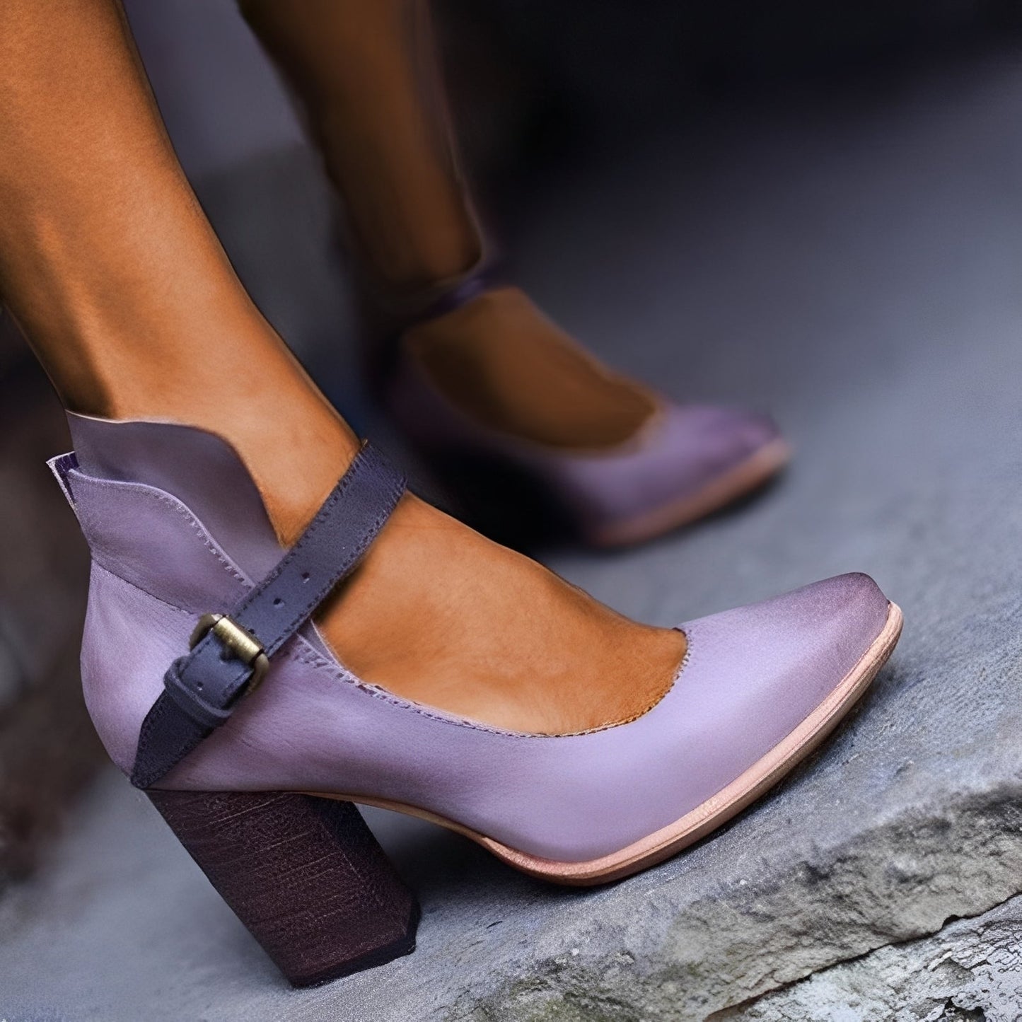Irene - Elegante Sandalen mit dickem Absatz für Damen