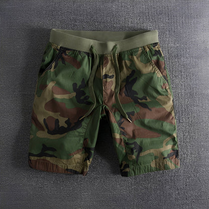 Bryan - Taktische Tarnshorts mit dehnbarem Gürtel für Herren