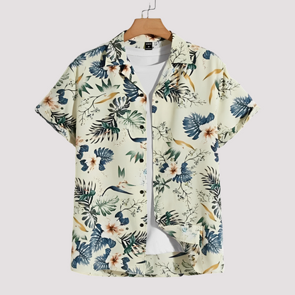 Arjun - Lässiges Hawaii-Muster-Hemd für Herren