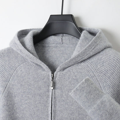 Benjamin - Stylische, entspannte Herrenjacke mit Kapuze
