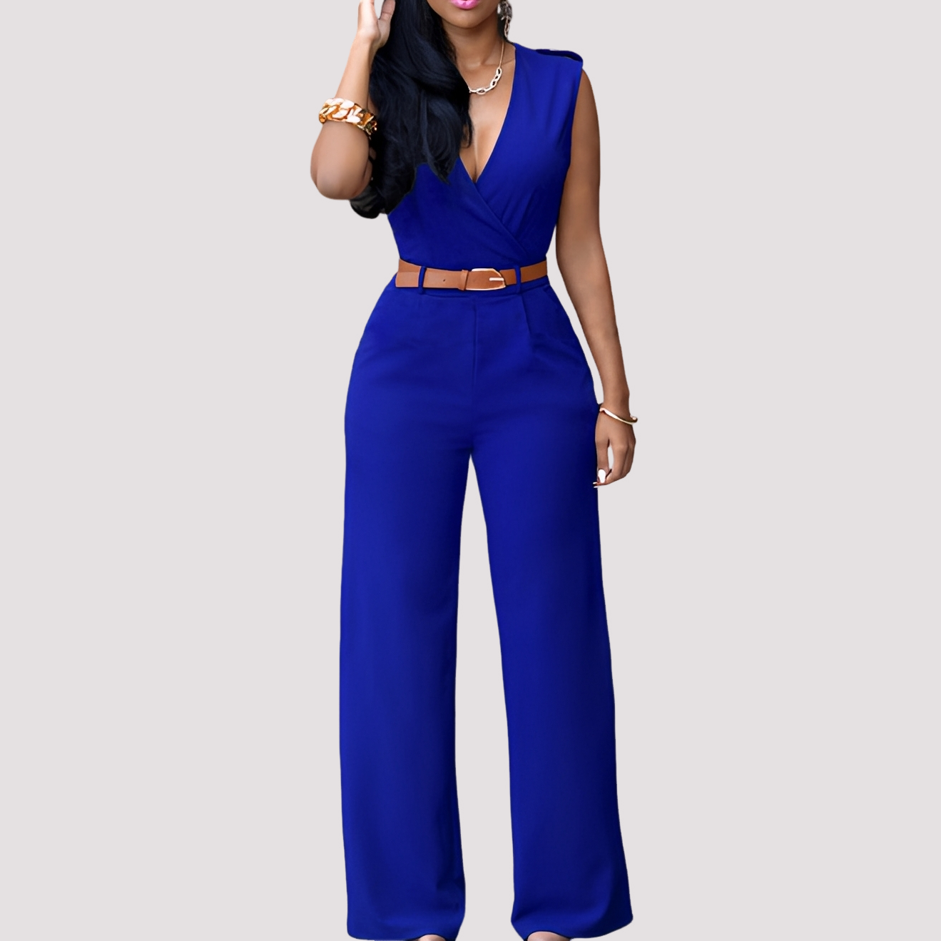 Esther - Schicker Overall mit Gürtel für Damen