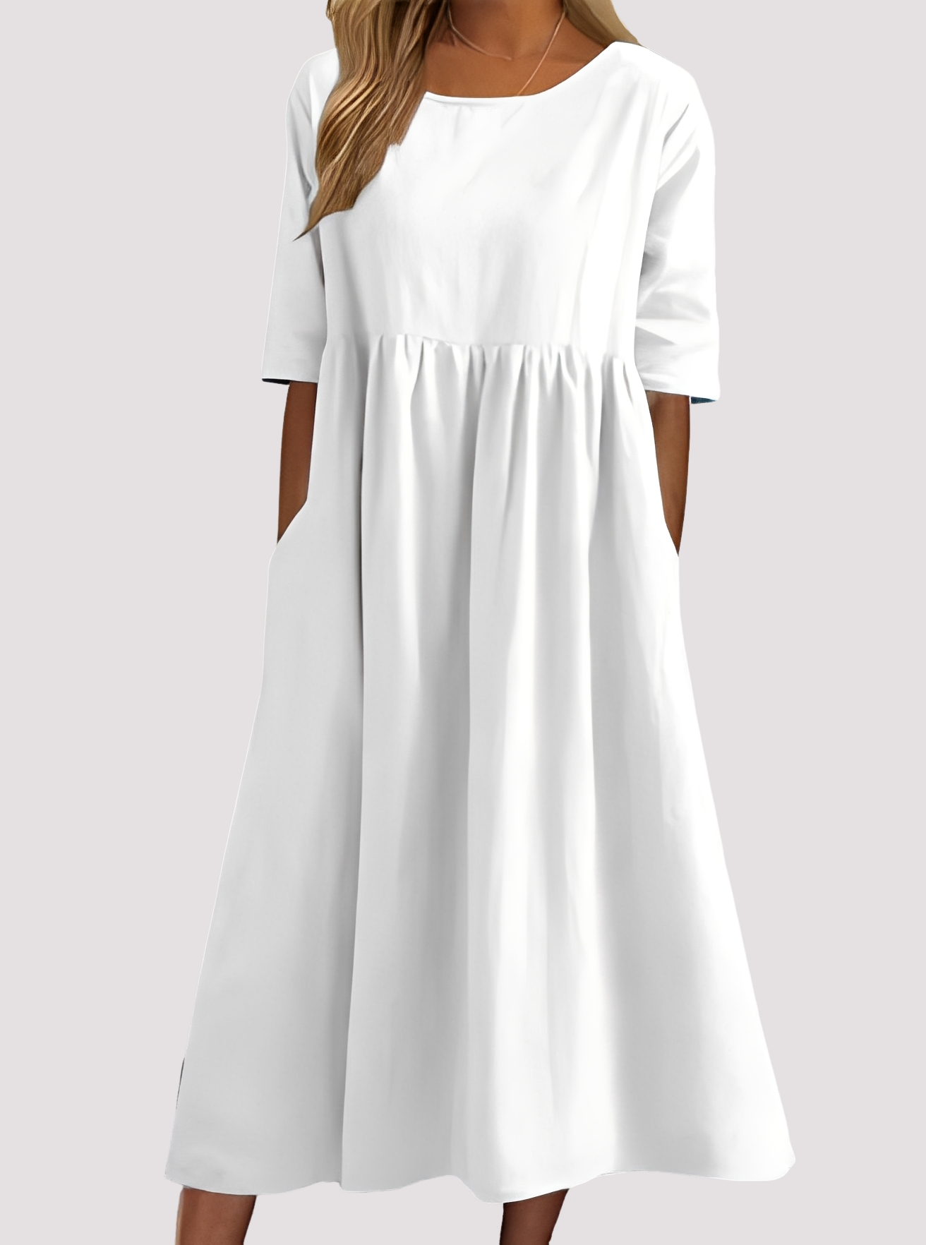 Julie - Lässiges Kleid mit Taschen für Damen