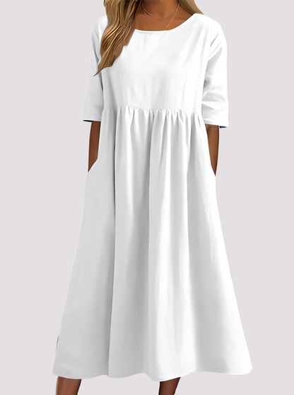 Julie - Lässiges Kleid mit Taschen für Damen