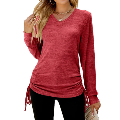 Ellaine - Elegantes V-Ausschnitt-Top für Damen