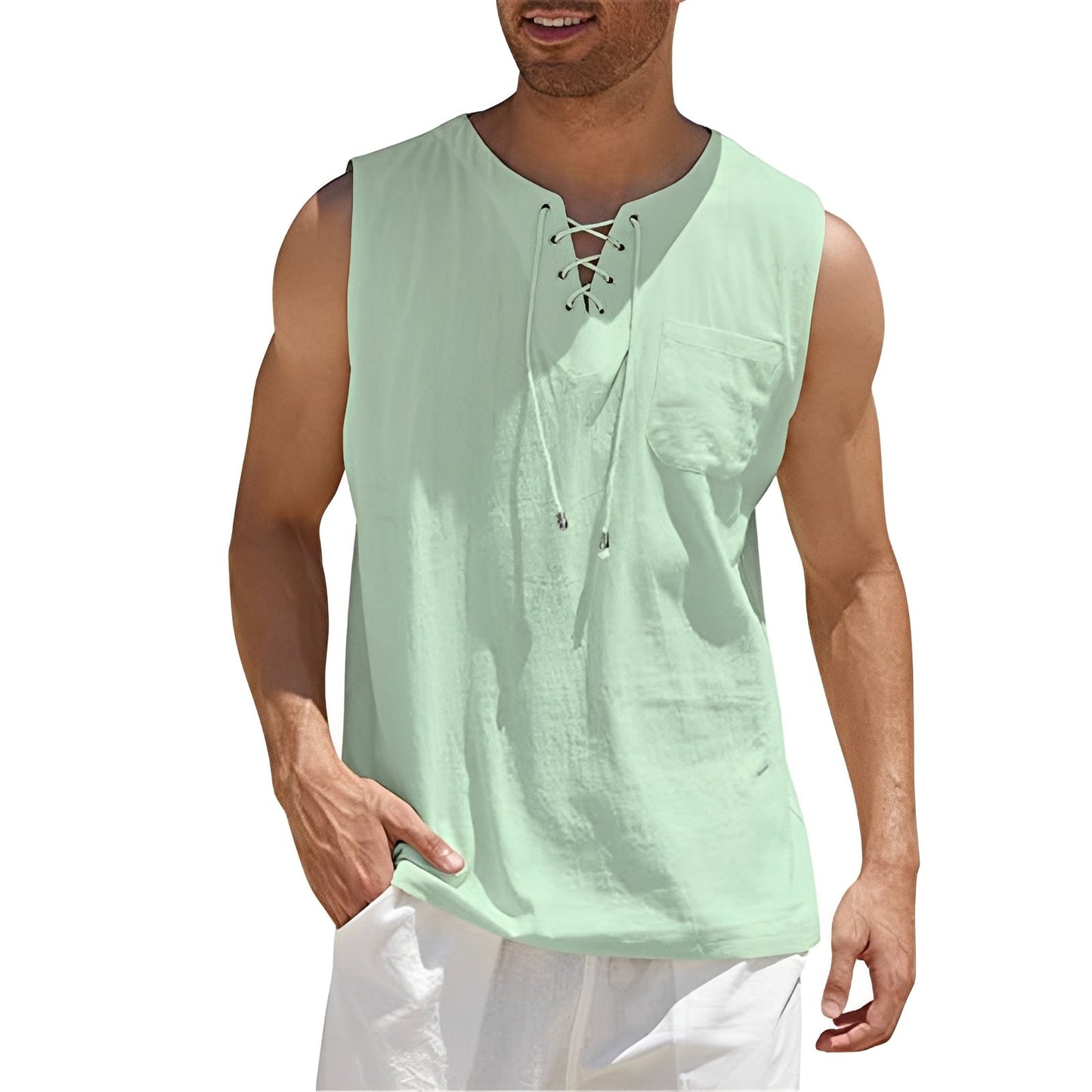 Alexia - Bequemes ärmelloses Tanktop für Herren