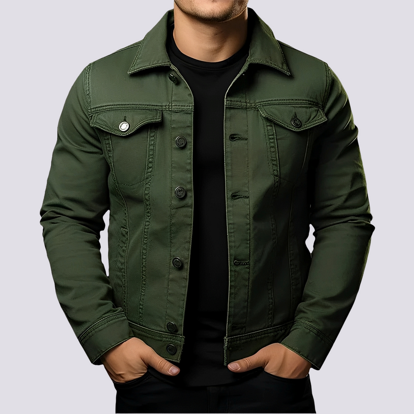 Layton - Lässige Jeansjacke für Herren