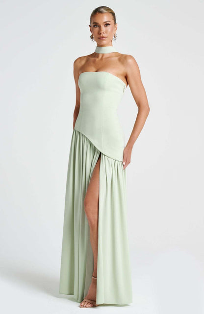 Maggie - Elegantes, langes Kleid mit Tube-Top für Damen