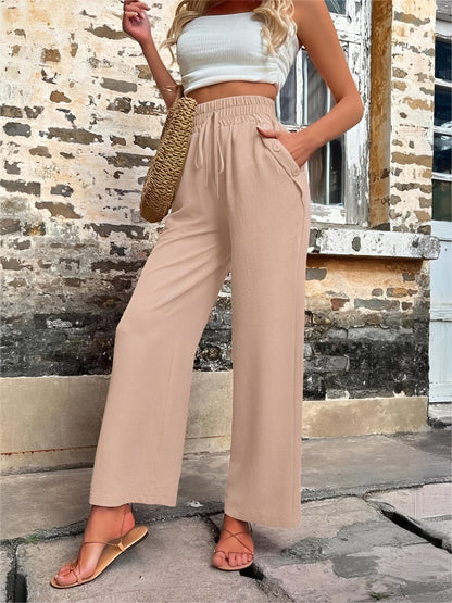 Allie - Weite, schicke und hoch taillierte Hose für Damen