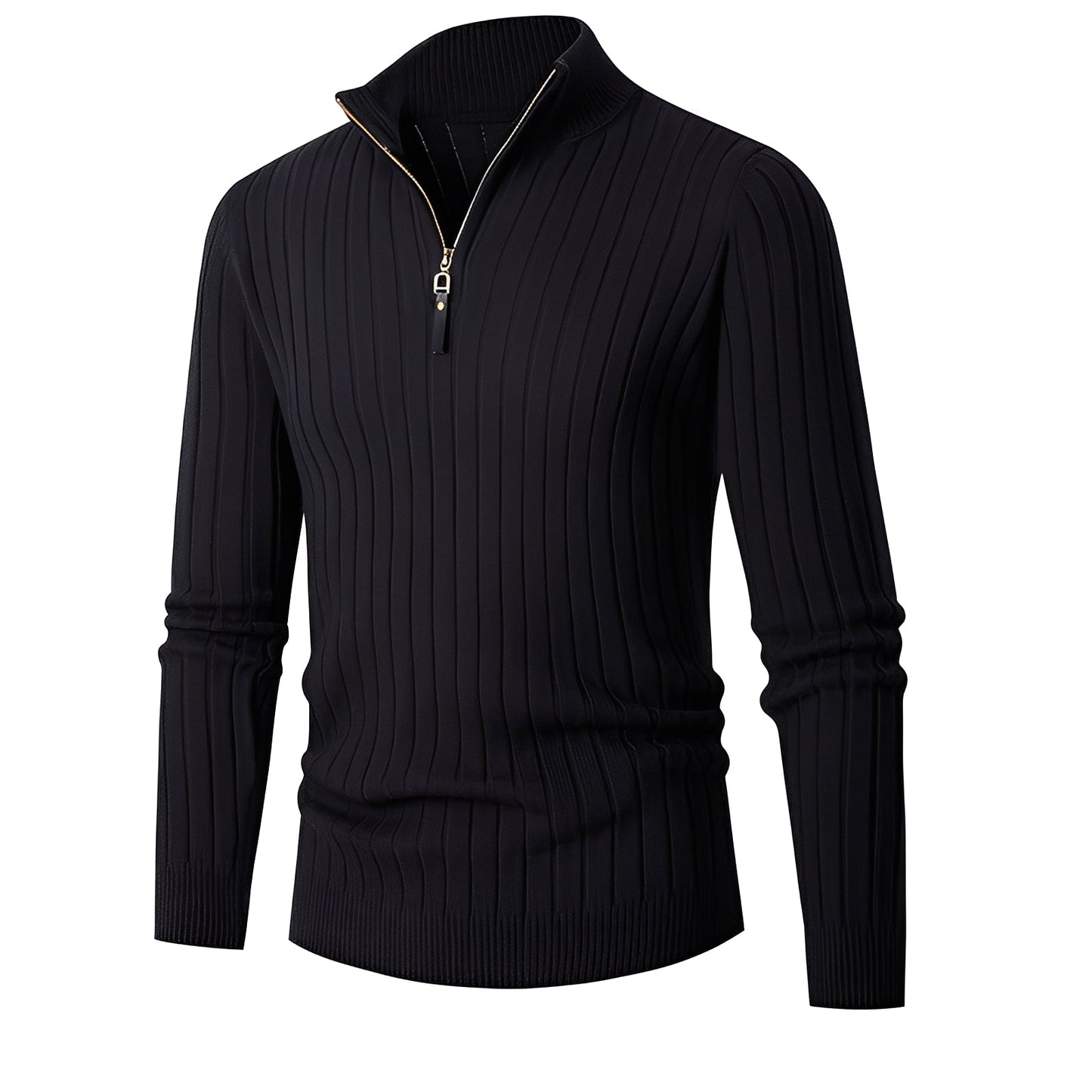 Roland - Eleganter Herrenpullover mit halbem Rollkragen