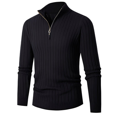 Roland - Eleganter Herrenpullover mit halbem Rollkragen