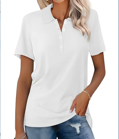 Amanda - Lässiges Kurzarm-Polo für Damen
