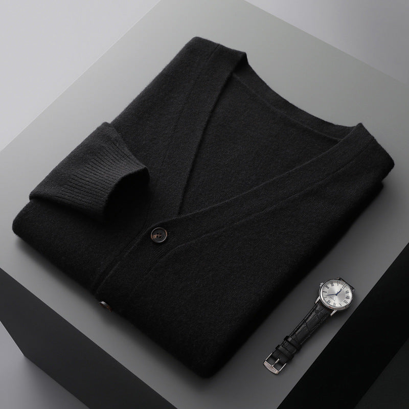 Anton - Moderner Wollcardigan für Herren