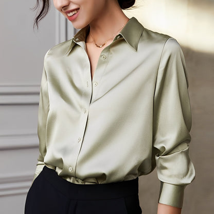 Annalise - Elegante Bluse für Damen mit Knopfleiste