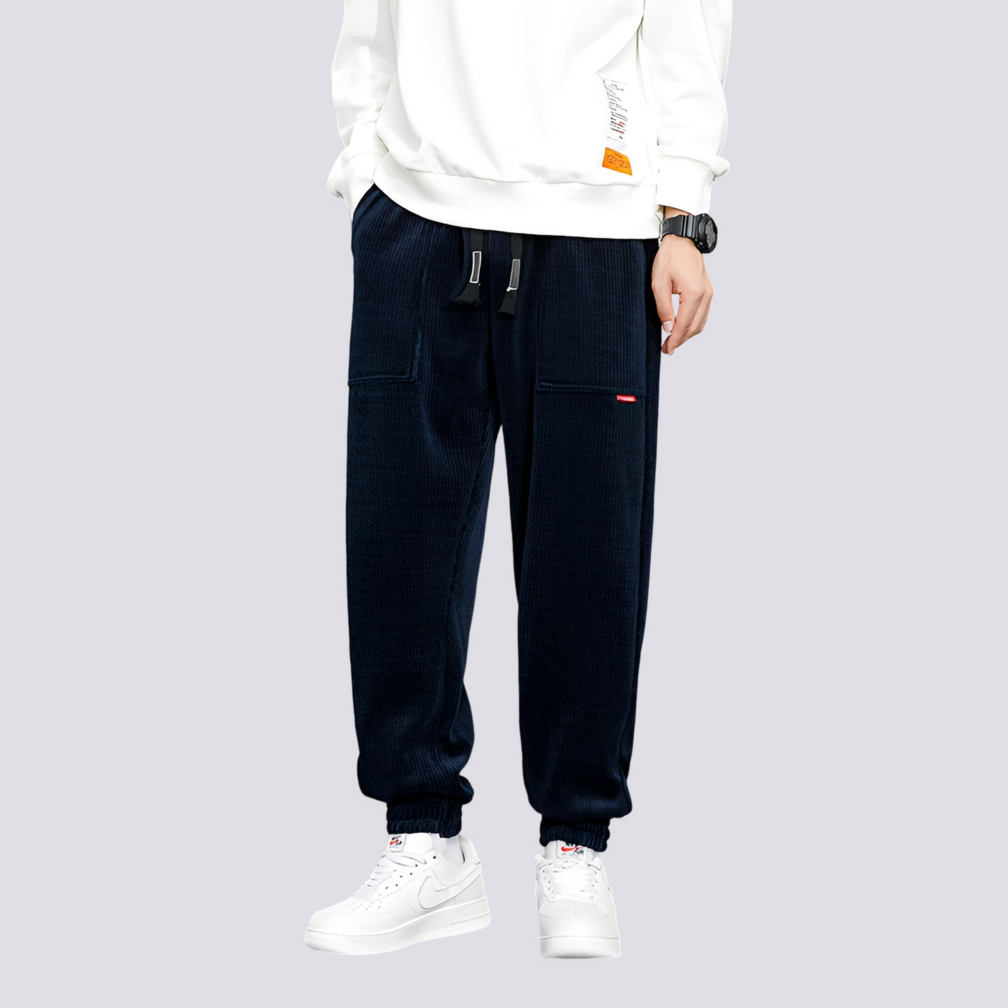 Benji - Lässige Cord-Jogginghose für Herren