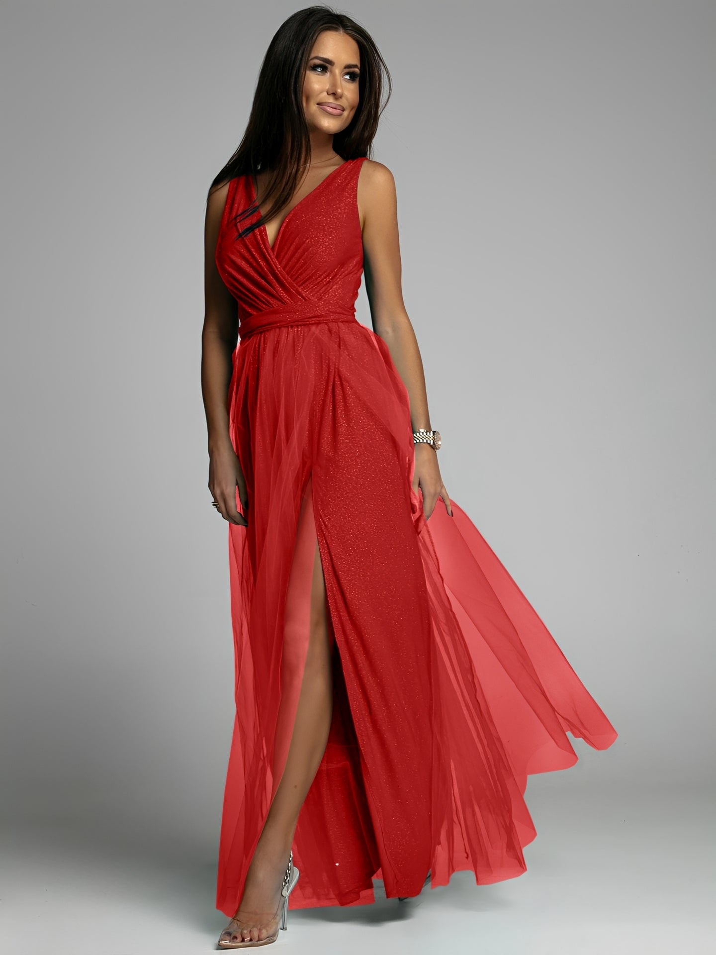 Rachael - Elegantes ärmelloses Kleid für Damen