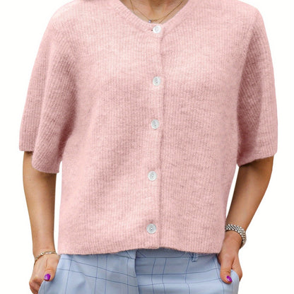 Margie - Weite Kurzarm-Cardigan für Damen