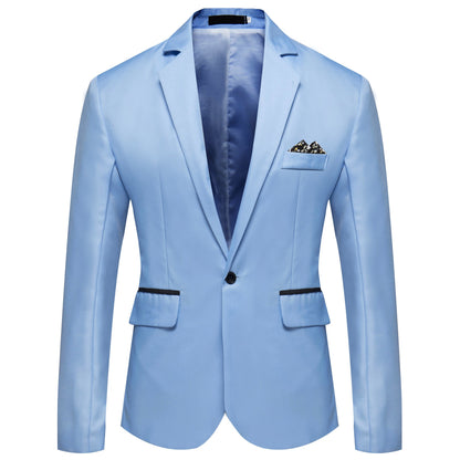 James - Eleganter, maßgeschneiderter Einreiher-Blazer für Herren