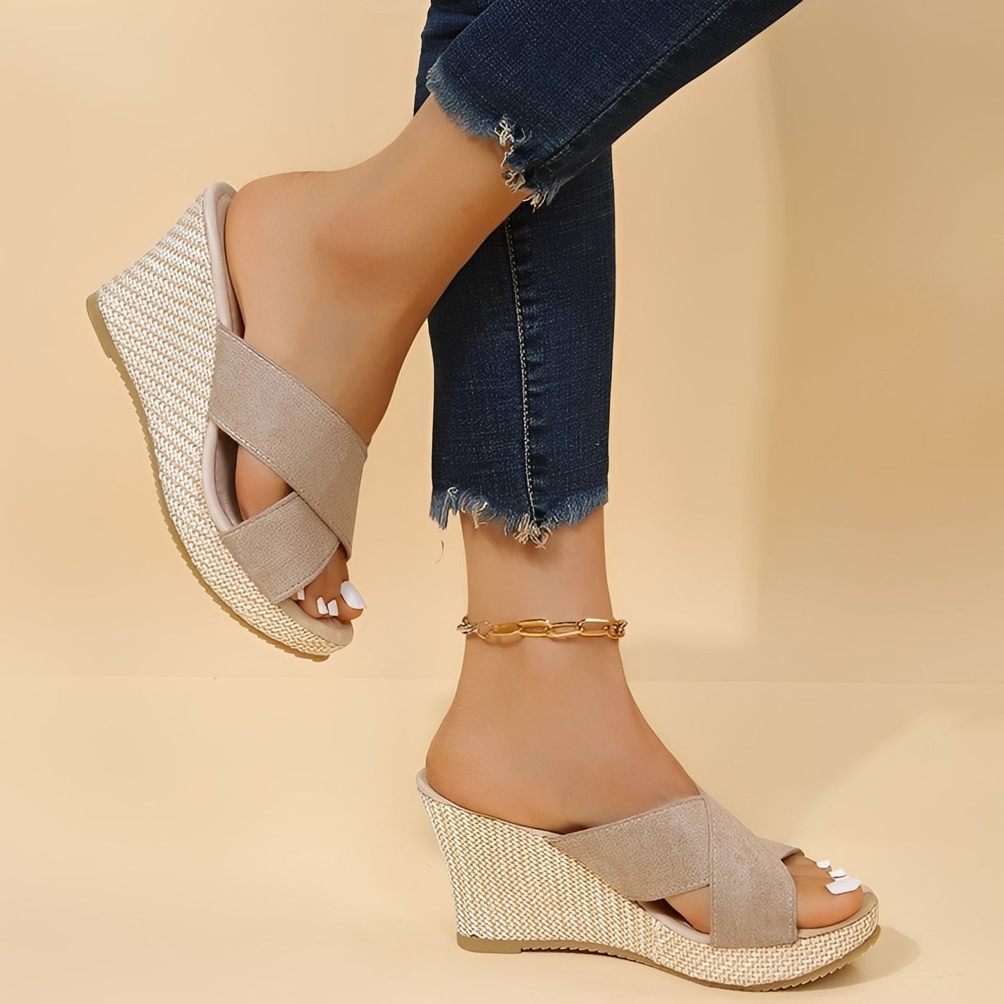 Julie - Elegante und bequeme Keilsandalen für Damen