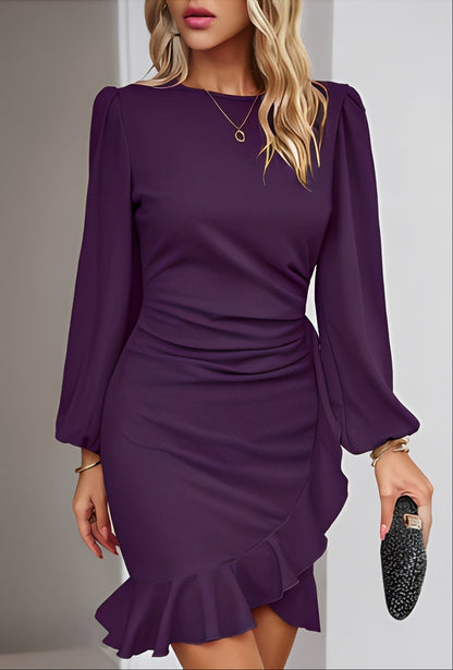 Isabelle - Elegantes Kleid mit langen Ärmeln für Damen