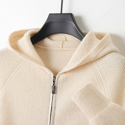 Benjamin - Stylische, entspannte Herrenjacke mit Kapuze