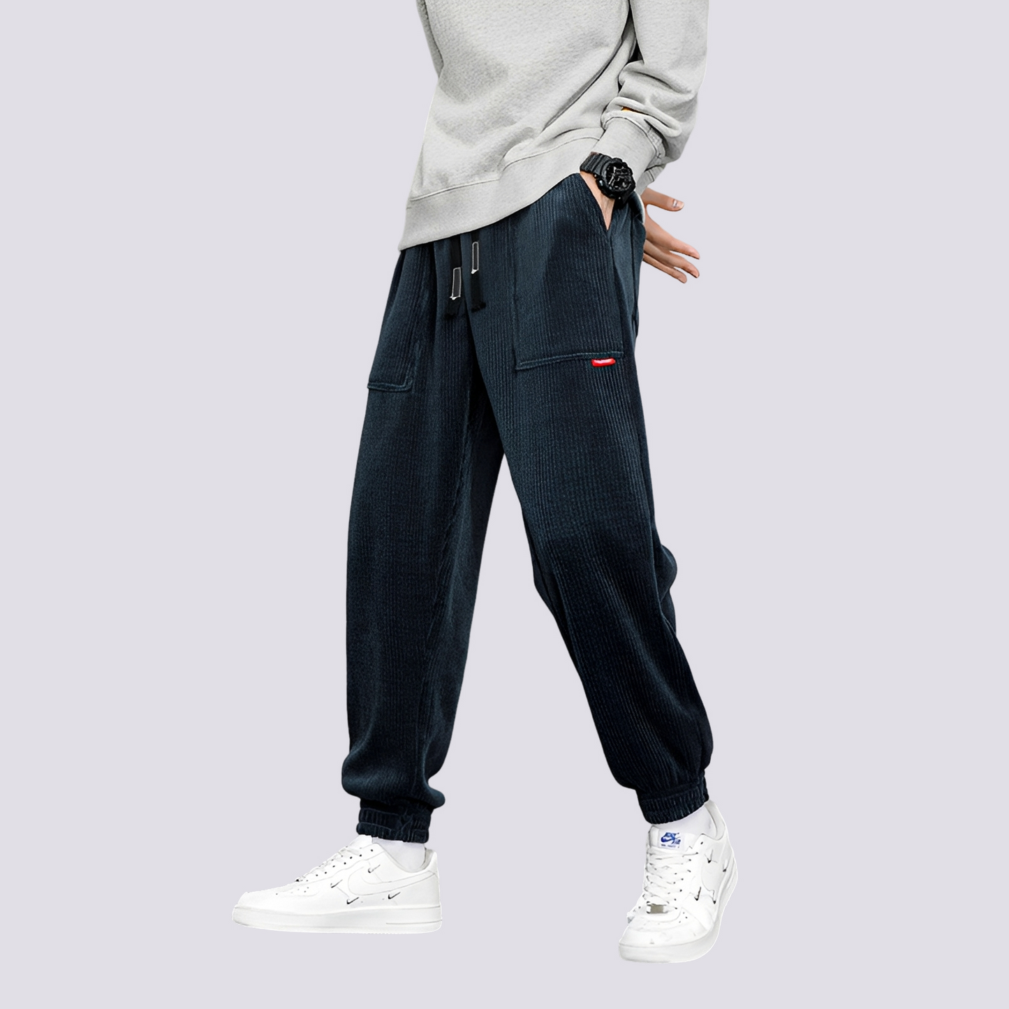 Benji - Lässige Cord-Jogginghose für Herren