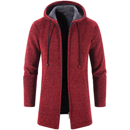Reginald - Bequeme, warme Fleecejacke mit Kapuze für Herren