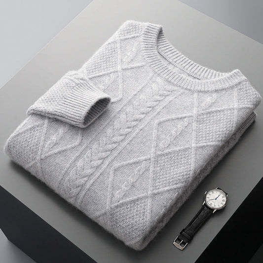 Denzel - Stilvoller, sanfter Herrenpullover mit besonderen Details
