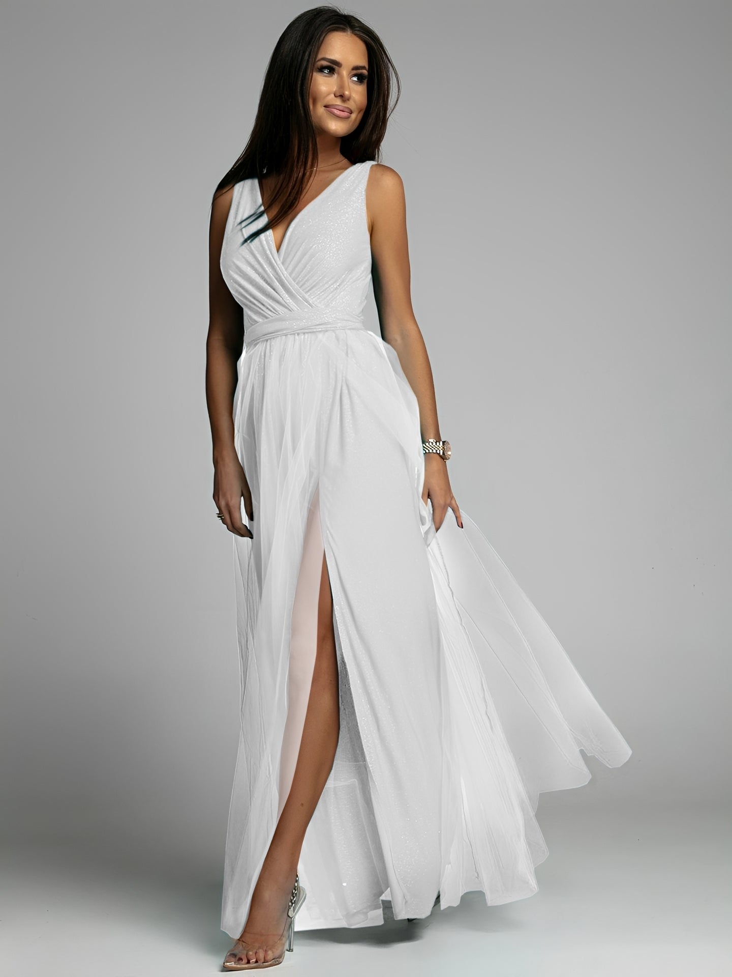 Rachael - Elegantes ärmelloses Kleid für Damen