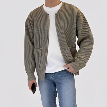 Declan - Modische Herrenstrickjacke