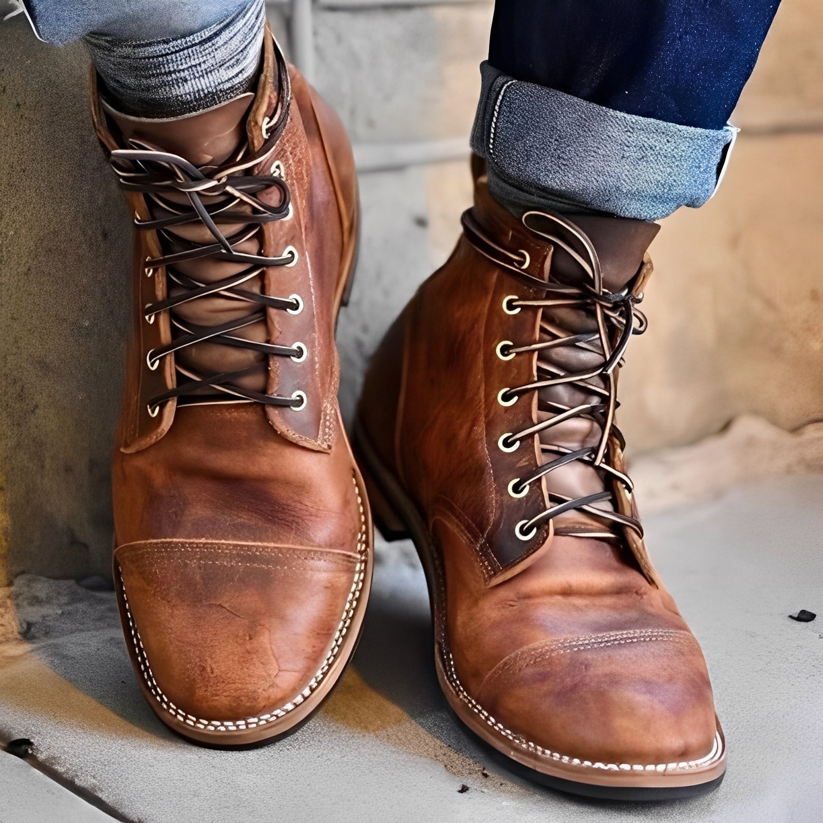 Garrick - Leichte Stiefeletten zum Schnüren