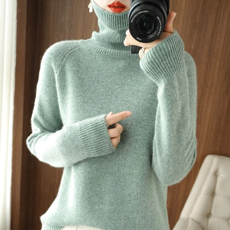 Jessel - Bequemer Damen-Rollkragenpullover