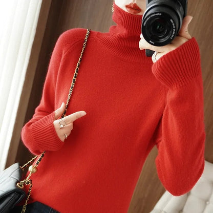 Jessel - Bequemer Damen-Rollkragenpullover